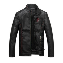 Casaco de couro motoqueiro estiloso masculino, jaqueta para motocicleta fashion para homens, casual e slim, outono 2021 2024 - compre barato