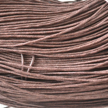 2015 new fashion hot selling cotton wax rope, Cotton Wax Cord, brown, about 1.5mm in diameter, 80m/lot free shipping 2024 - buy cheap