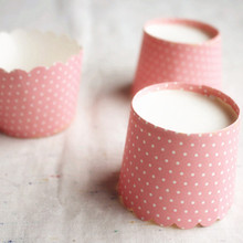 Free Shipping high quality small pink muffin cup, baking tools polka dot paper cups cupcake case liners tray for party birthday 2024 - buy cheap