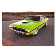 Arte de pared impreso 1970 Dodge Challenger, póster clásico de Muscle Car, pintura en lienzo para decoración de habitación 2024 - compra barato