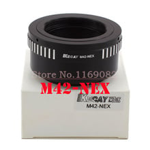 KECAY M42-NEX Lens mount Adapter For M42 Lens And for S&NY NEX E Mount body NEX3NEX5 NEX5N NEX7NEX-C3NEX-F3 NEX-5R NEX6 2024 - buy cheap