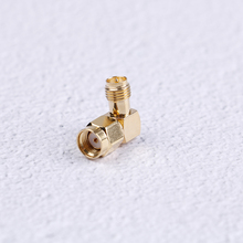 90 Degrees Right Angle RF SMA Adapter RP SMA Brass Adapter RP.SMA Male Jack To RP SMA Female Jack Screw Thread Connector 2024 - buy cheap