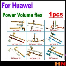 1pcs Power Volume Up Down Button Key Flex Cable For Huawei Nova lite nova2 2 2S 3 3i 3E nova4 4 Replacement Repair Parts 2024 - buy cheap