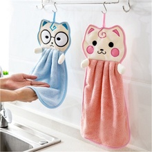 New Arrival Cute Cartoon Thickened Towel Kitchen Hanging Water Towel Kitchen Dining Home Tool 2024 - buy cheap