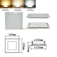 6W CREE Dimmable LED Recessed Ceiling Panel Lights with CE , Square LED downlight for home,warm white/cool white/+Free Shipping 2024 - buy cheap