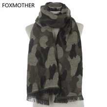 FOXMOTHER-bufanda de cachemir para hombre y mujer, bufanda de Pashmina de marca de lujo, moda de invierno, 2021 2024 - compra barato