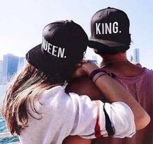 Hot Sale KING QUEEN Embroidery Snapback Hat Acrylic Men Women Couple Baseball Cap Gifts Fashion Hip-hop  Caps 2024 - buy cheap