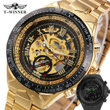 Winner Watch Men Skeleton Automatic Mechanical Watch gold skeleton vintage watchskeleton man watch Mens Watch Top Brand Luxury 2024 - buy cheap