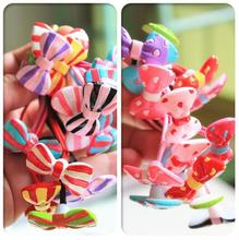 Free Shipping!New 20pcs/lot Girl Kids Tiny Hair Accessary,Heart Love Striped Bowknot Hair Band Elastic Ties Ponytail Holder 2024 - buy cheap