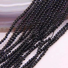 2MM Black Carnelian Round Loose Beads Strand 16 Inch Jewelry For Woman Gift Making D077 2024 - buy cheap