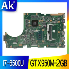 AK X756UX MAIN_BD. laptop Mainboard  For Asus X756U X756UXM K756U X756UB  motherboard DDR4   I7-6500U/AS GTX950M-2GB test ok 2024 - buy cheap