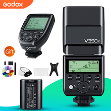 Godox-Flash de cámara Speedlite con disparador Xpro para Canon, Nikon, Sony, Fuji, Olympus, V350C, V350N, V350S, V350F, V350O, TTL, HSS 1/8000s 2024 - compra barato