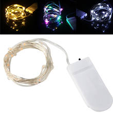 Fairy Lights 1M 10LED Xmas Wedding Party Decoration Led Christmas Copper String Light CR2032 Battery Operated 2024 - buy cheap