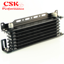 Aluminum 7 Row AN10 Trust Engine Oil cooler W/ 262mm Mounting Bracket Kit Black 2024 - buy cheap