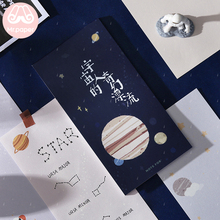 Mr Paper 24pcs/lot Lonely Universe Planet Astronaut Creative Loose Leaf Deco Memo Pads Notepad Writing Points Planner Memo Pads 2024 - buy cheap
