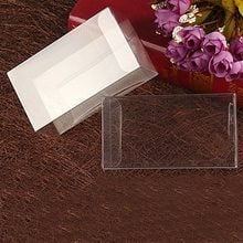 100pc 3.5x7x9 Jewelry Gift Box Clear Boxes Plastic Box Transparent Storage Pvc Box Packaging Display Pvc Boxen For Wed/christmas 2024 - buy cheap