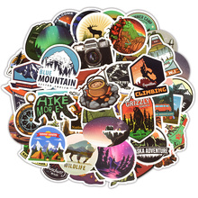 50pcs Outdoor travel Enthusiasts Stickers for Mobile Phone Laptop Luggage Guitar Case Skateboard Fixed Gear Bike Car Stickers 2024 - buy cheap