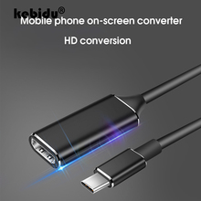 Type C to HDMI Adapter 4K*2K USB 3.1 Type C male to HDMI female Converter USB-C Cable for Samsung S8 Macbook Huawei Mate10 P20 2024 - buy cheap