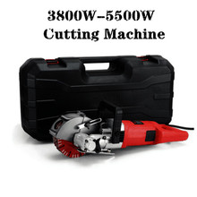 Máquina cortadora de ranuras de pared eléctrica, 220V, ranuradora de acero para hormigón, 3,8 W-5,5 W 2024 - compra barato