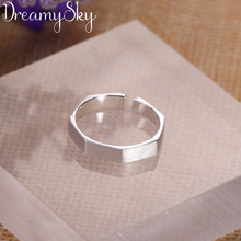 Anéis hexagonal de prata para mulheres, joia étnica boêmia personalidade, para noivado 2024 - compre barato
