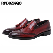 Sapatilhas italianas de alta qualidade com borla, sapatos elegantes para homens, feitos à mão 2024 - compre barato