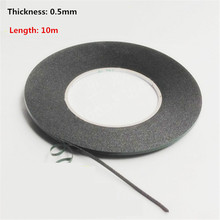 0.5mm Thick Double Sided Sticky Black Foam Sponge Tape for Phone Screen Repair Dust Proof Seal  Car Decoration Sealed Paste 2024 - buy cheap