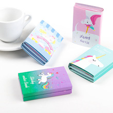 1PC Creative 240 Pages Sticker Mini Unicorn Animal Sticky Notes 6 Folding Memo Pad Gifts School Stationery Supplies color Random 2024 - buy cheap