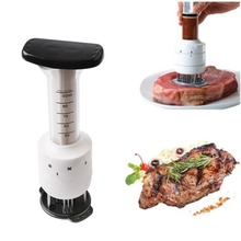 2019 Meat Tenderizer Needle-Profession Kitchen Tools 2 in 1 Meat Injector,Sauces Injector,Flavor Syringe with Ultra Sharp Blades 2024 - buy cheap