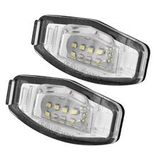 Lámpara de luz LED para matrícula de coche, accesorio de ABS, respetuoso con el medio ambiente, resistente al calor, apto para Honda Civic VII4 / 5D 2001-2005, 2 uds. 2024 - compra barato