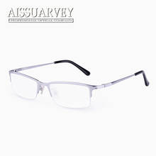 Men Glasses Frames Titanium Optical Eyeglasses Prescription Half Rim Fashion Brand Designer Eyewear Reading Computer Goggles New 2024 - buy cheap