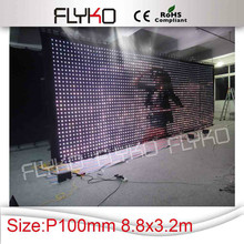 Fireproof cloth soft  led vision curtain China xxx video wall on ali 2024 - buy cheap