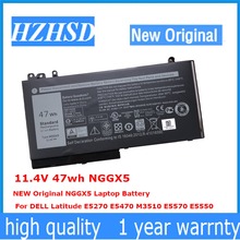 11.4V 47wh NGGX5 NEW Original NGGX5 Laptop Battery For DELL Latitude E5270 E5470 M3510 E5570 E5550 RDRH9 2024 - buy cheap