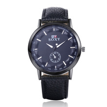 Лидер продаж SOXY Роскошные брендовые кварцевые часы мужские наручные часы модные кожаные спортивные повседневные часы Hombre часы Relogio Masculino 2024 - купить недорого