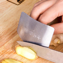 Acessórios de cozinha gadgets Helper Mão de Aço Inoxidável Utensílios de Cozinha para o descascador de legumes cortador de Guarda de Segurança Dedo Proteger 2024 - compre barato