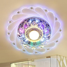 New Crystal LED Colorful Lighting Living Room Ceiling Fixture Chandelier Decor Light Interior Design Modern Fashion 2024 - buy cheap