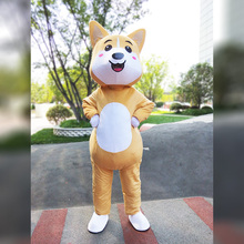 Traje da mascote do cão ternos vestido festa de aniversário do cão cosplay outfits tamanho adulto 2024 - compre barato