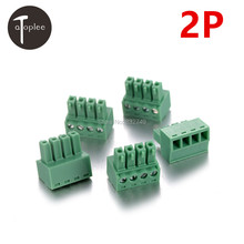 Conector de bloque de terminales macho, Kit de terminales de Cable de 28-16 AWG, 2P, 3,81 MM, 2EDG, PCB, 5 uds. 2024 - compra barato