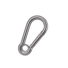 1pcs M5 M6 M7 M8 Lock buckle button insurance buckles stainless steel nut spring knots carabiner chain connecting 2024 - buy cheap