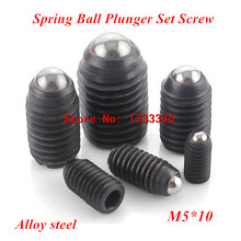 20pcs M5*10 Hex Socket Spring Ball Plunger Set Screw, 5mm wave beads positioning marbles tight screws Alloy steel 12.9 grade 2024 - buy cheap