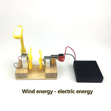 2021 Electric Generator Motor Energy Wind Turbine Power Mini Kids LED Education DC AC In Stock Student Experiment Tools 2024 - buy cheap