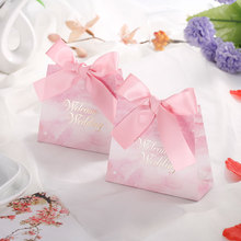 10pcs Marbling Paper Bag Christmas Candy Bag Welcome Wedding European Candy Bag Biscuit Bag Thank You Wedding Favors Gift Box 2024 - buy cheap