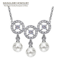 Neoglory-colgantes de circonia para mujer, collares de marca de moda, joyería de diseñador, bisutería, regalos de vacaciones, P1, 2020 2024 - compra barato