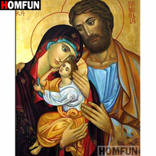 HOMFUN Full Square/Round Drill 5D DIY Diamond Painting "Religious figure" Embroidery Cross Stitch 5D Home Decor  A16152 2024 - buy cheap