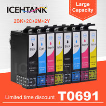 T0691 T069 Compatible Ink Cartridge For Epson WorkForce 310 315 500 600 610 610 1100 30 40 Printer Cartridges Full Ink With Chip 2024 - buy cheap