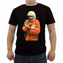Yuri Gagarin Cccp Russian T Shirts Men Ussr Soviet Union Man Print T-shirt Moscow Russia Tees Male Short Sleeve  Tees Tops 2024 - buy cheap