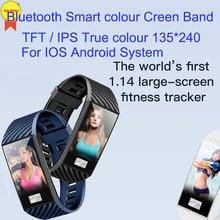 new smart bracelet heart rate sleep monitor blood pressure watch sport smart wristband professional IP68 waterproof band pk M3 4 2024 - buy cheap