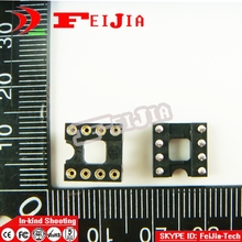 30 peças orifício redondo 8 pinos 2.54mm, adaptador de soquetes dip ic conector tipo de solda frete grátis 2024 - compre barato
