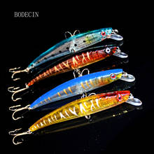 4pcs Floating Minnow Fishing Lure Laser Hard Artificial Bait 3D Eyes For Fish 115mm 11.2g Wobblers Crankbait Minnows Fake Baits 2024 - buy cheap