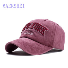 MAERSHEI-gorra de béisbol con bordado de letras para hombre y mujer, gorro de marca Snapback, algodón, estilo camionero 2024 - compra barato
