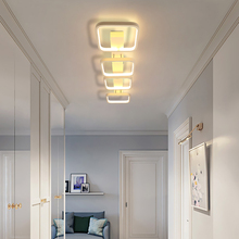 Lámpara de techo Led moderna, accesorio de iluminación para sala de estar, dormitorio, cocina, Panel empotrado de montaje en superficie, 3 cabezales 2024 - compra barato